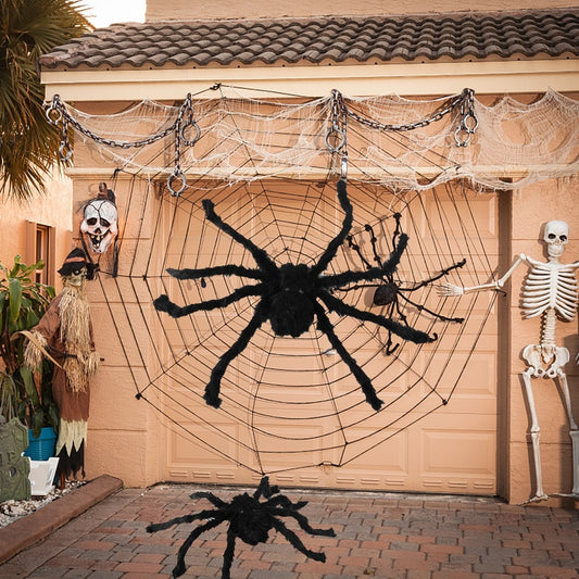 Giant Black Halloween Spider